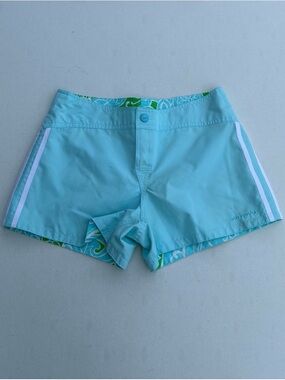 Light Blue Women's Reversible Swim Shorts